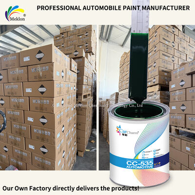 Cat Akrilik 2K Kuning-Hijau Cepat Kering untuk Perbaikan Mobil Otomotif & Cat