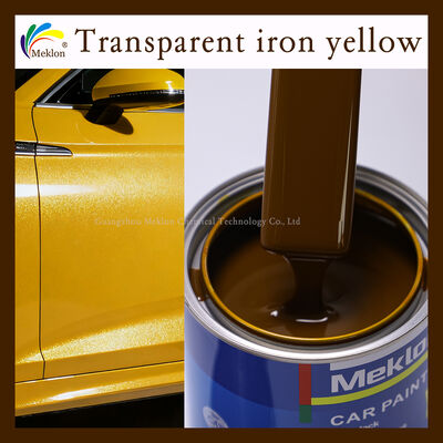 Tahan Cuaca 1K Transparent Iron Yellow Acrylic Paint Cat Mobil Cat Automotive Coating & Paint