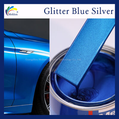 Cat Perbaikan Mobil Akrilik Glitter Blue Silver 1K - Pasokan Massal Profesional