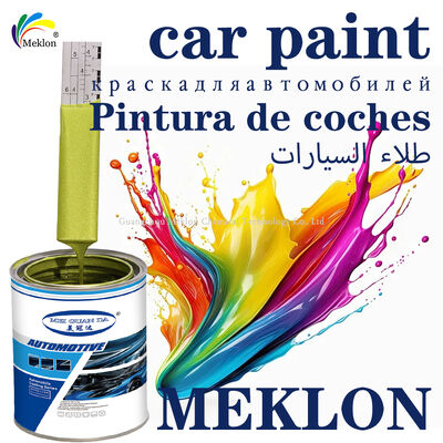 Cat perbaikan mobil X16 Emerald Yellow 1L Pabrik pencampuran presisi akrilik 7-14 hari