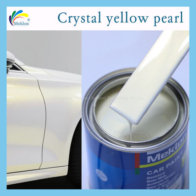 Poles ulang Cat Mobil dan sistem cat otomotif yang konsisten yang cocok untuk perbaikan bodi mobil profesional dan pemolesan ulang Crystal Yellow Pearl