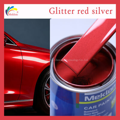 Perbaiki Cat Mobil cat otomotif profesional yang dirancang untuk aplikasi dan adhesi yang sangat baik pada berbagai panel bodi mobil X09 Glitter Red Silver