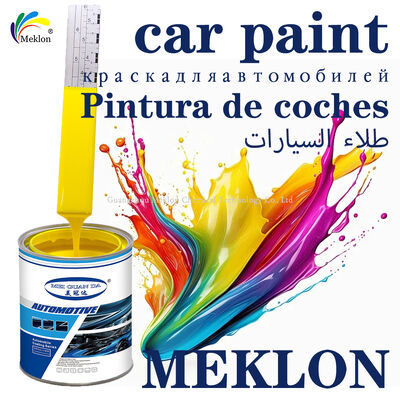 2K Lemon Kuning Cat Otomotif Tinta Chroma Tinggi Hijau-Fase Kuning untuk Campuran Warna