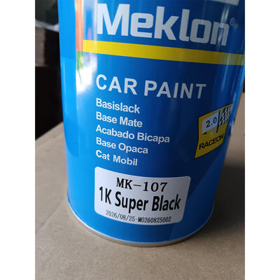 ML-137P 1K Cat Mobil Akrilik Hitam Murni Cat Polesan Otomotif Warna Solid Gloss Tinggi untuk Perbaikan Bodi Mobil