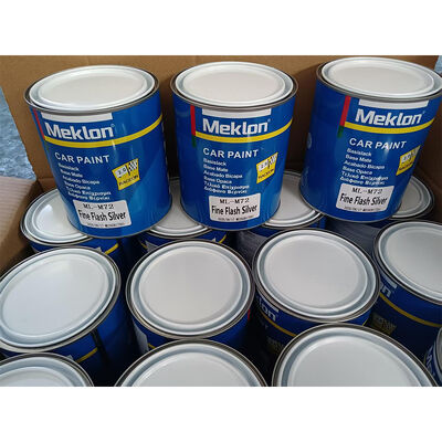 ML-137P 1K Cat Mobil Akrilik Hitam Murni Cat Polesan Otomotif Warna Solid Gloss Tinggi untuk Perbaikan Bodi Mobil
