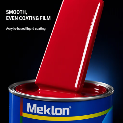 2K Red Acrylic Automotive Paint High Gloss Liquid Coating for Car Body Refinishing Repair