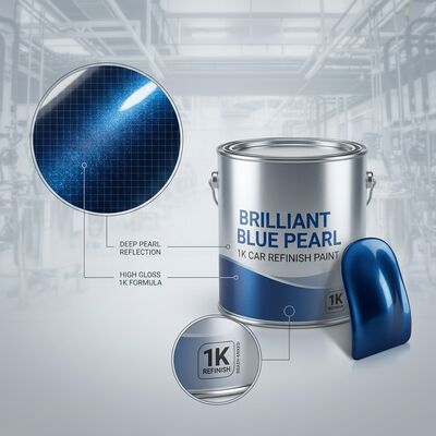 Cat Brilliant Blue Pearl Cat Refinish Paint Kilau Tinggi Dengan Perlengkapan Otomotif Produsen China Menyediakan Cat Otomotif Berkualitas Tinggi Dan Tahan Lama Secara Langsung