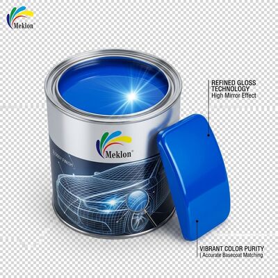 Acrylic Resin Auto Refinish Paint Car Liquid Coating 1K Biru Cerah