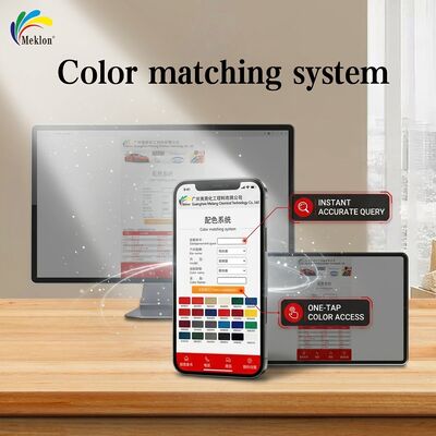 Acrylic Resin Auto Refinish Paint Car Liquid Coating 1K Biru Cerah