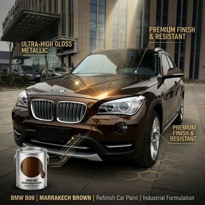 Cat mobil coklat tahan UV praktis tidak berbahaya untuk BMW B09 Marrakech