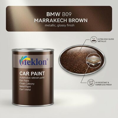 Cat mobil coklat tahan UV praktis tidak berbahaya untuk BMW B09 Marrakech