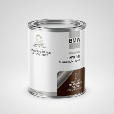Cat mobil coklat tahan UV praktis tidak berbahaya untuk BMW B09 Marrakech