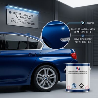 Gemstone Blue Refinish Cat Mobil Glossy Finish 1L Untuk BMW 525 2015+ 467