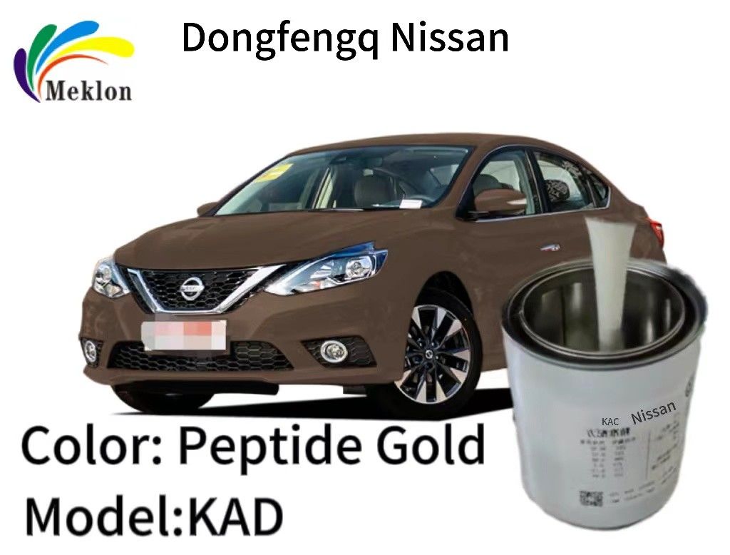 MSDS Glossy Ready Mixed Car Paint Multifungsi Titanium Air Gold Warna