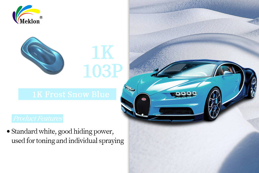 Good Gloss 1K Frost Salju Biru Warna Tinta Lapisan Mobil Perbaikan Otomatis Perbaiki Cat