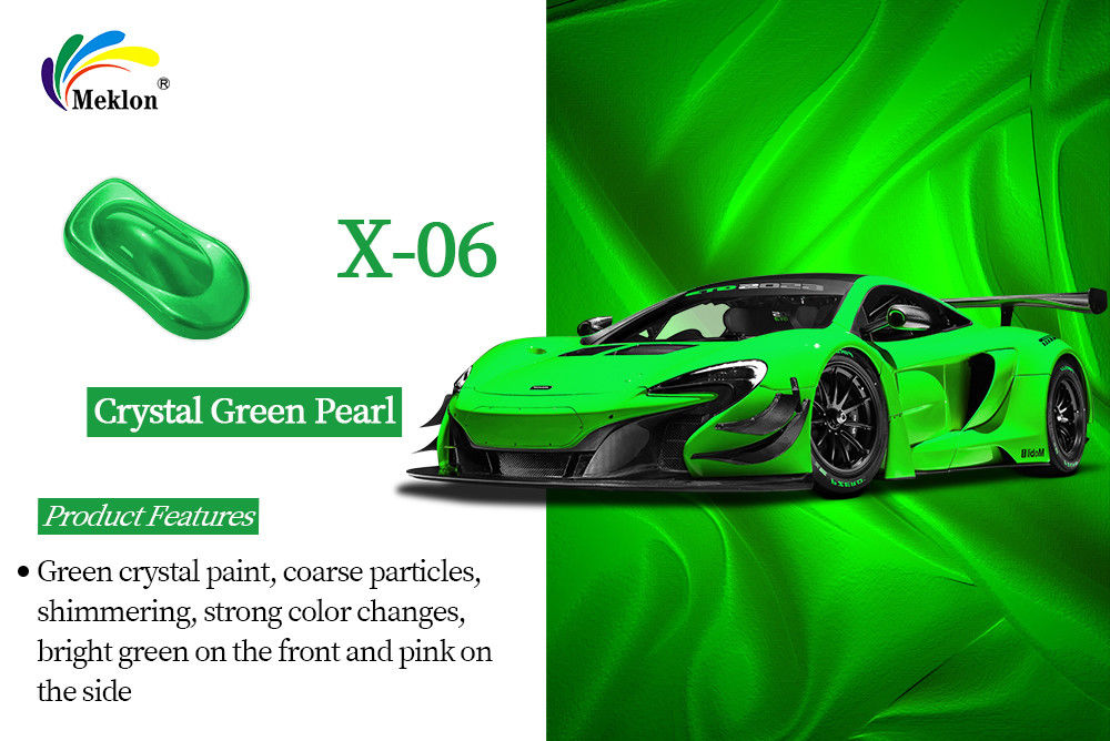Crystal Green Car Pearl Paint Dengan Kinerja Tinggi Dan Gloss, Waterproof Dan Tahan Goresan