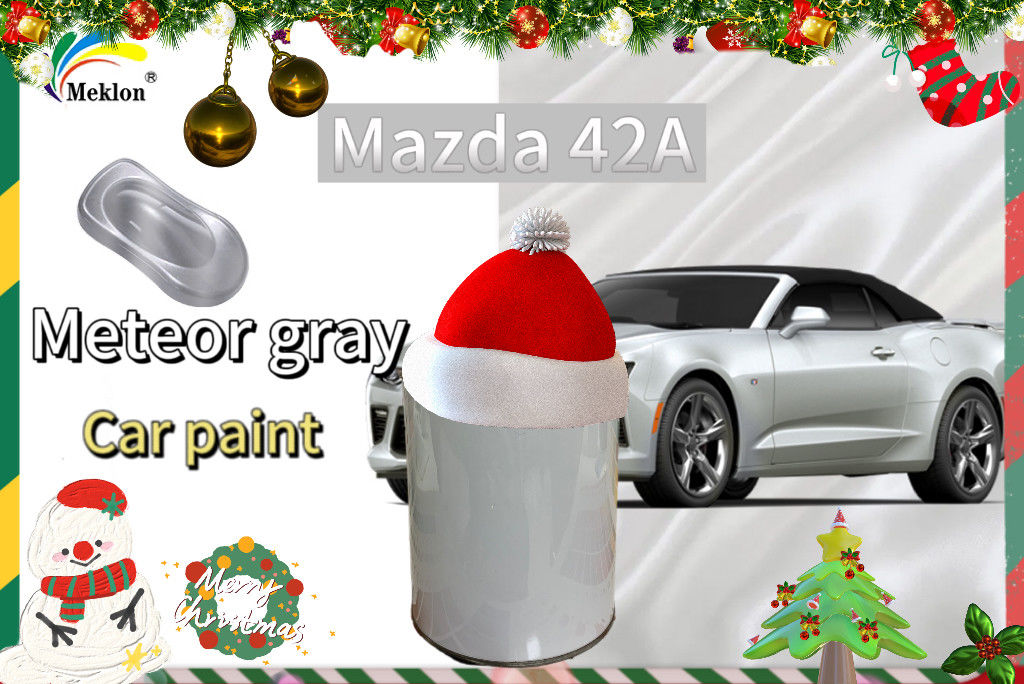 Rumus khusus untuk 42A Meteor Warna abu-abu bagus cat mobil untuk Mazda
