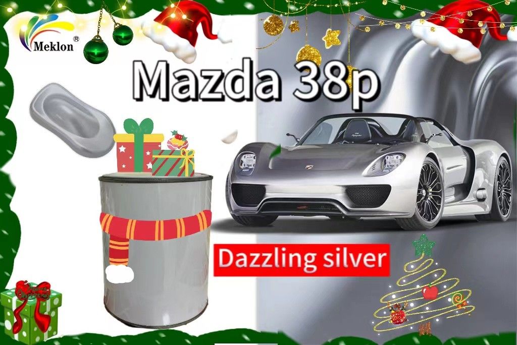 38P Bright Silver Refinish Car Paint With Dazzling Effect Untuk Lapisan Mobil Mazda