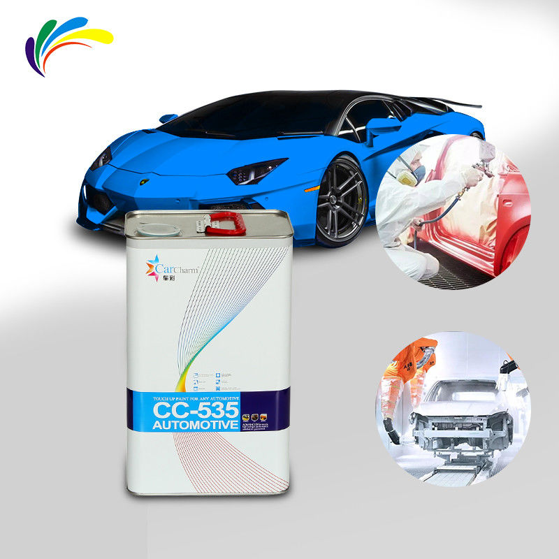 Tahan kuning yang baik 2k Cat mobil untuk Auto Powder Coating 2k Topcoat Tahan cuaca