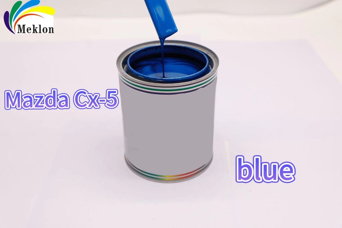 Meklon SKYACTIV Refinish Car Paint Blue Auto Coating Kemewahan Dan Kecergasan Untuk 41B