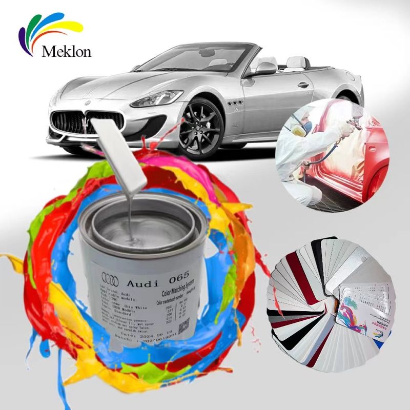 Toyota 1D4 Silver Refinish Auto Paint Untuk Gloss dan Kekerasan Superior Cat Pengisi Karoseri Mobil
