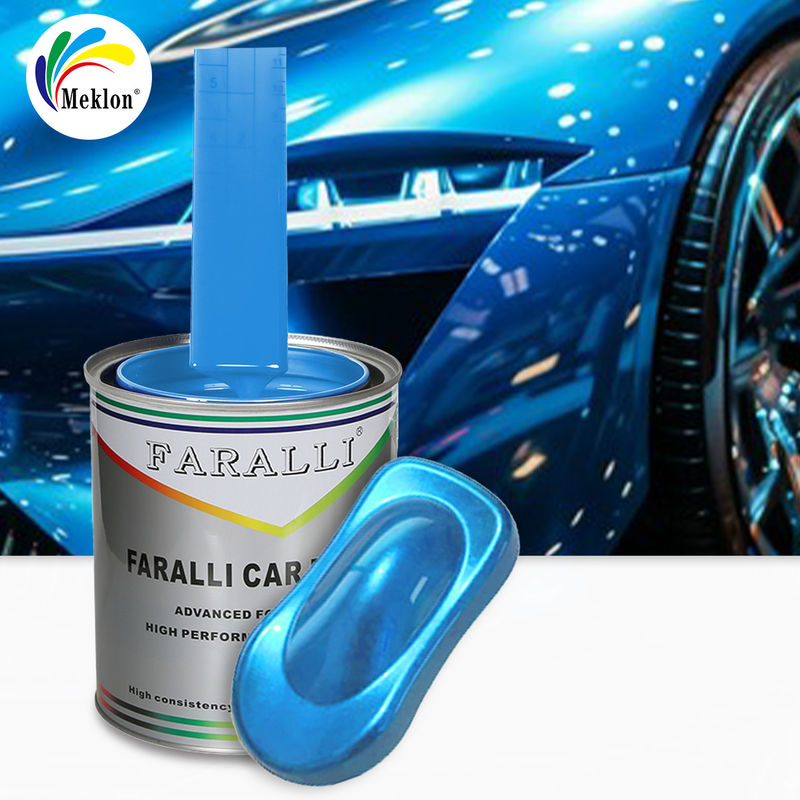 1K Frost salju Biru Gloss Akrilik Solid Warna Cat Otomotif untuk perbaikan mobil bekas