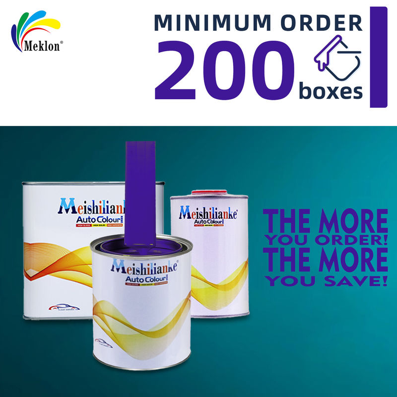 Acrylic 1K 2K Warna Cat Badan Mobil Semprot Mobil Metallic Warna Cat Otomotif Untuk Perbaikan Mobil Refinish Coating