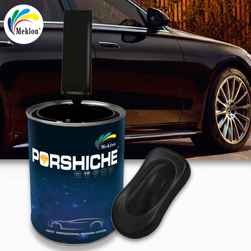 2K Automotive Acrylic Resin Black Paint 2K Top Color Paint Lapisan Akrilik Auto Refinish Paint