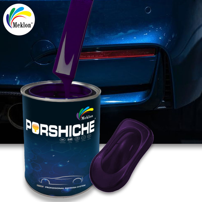 1K Cat Warna Ungu Auto Coating Refinish Repair Tinting System Spray Autobody Paint
