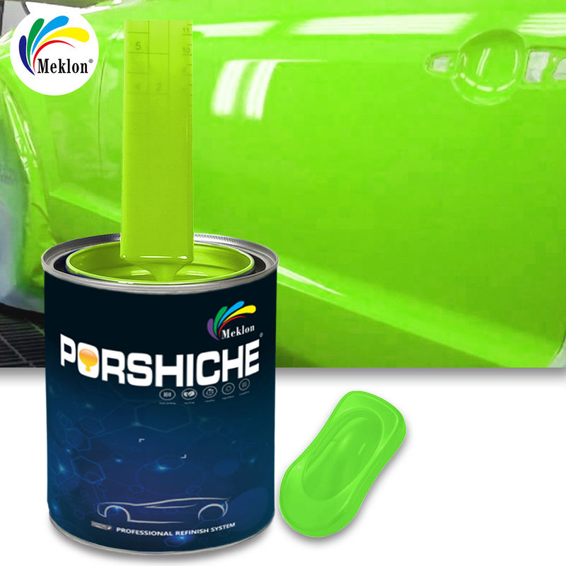 Kualitas Baik 2K Basecoat Auto Car Paint Automotive Paint Pure Green Topcoat Automotive Paint Produsen