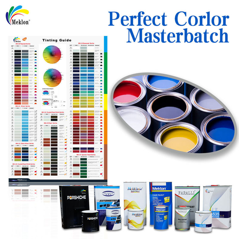 Automotive 1K Flame Copper Pearl Acrylic Liquid Coating Mudah Aplikasi Sistem Campuran Cat Mobil Pabrik Harga Grosir untuk