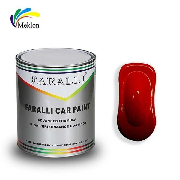 Grosir Automotive Refinish Repair Paint 2k Solid Color Clear Topcoat Cat mobil otomotif