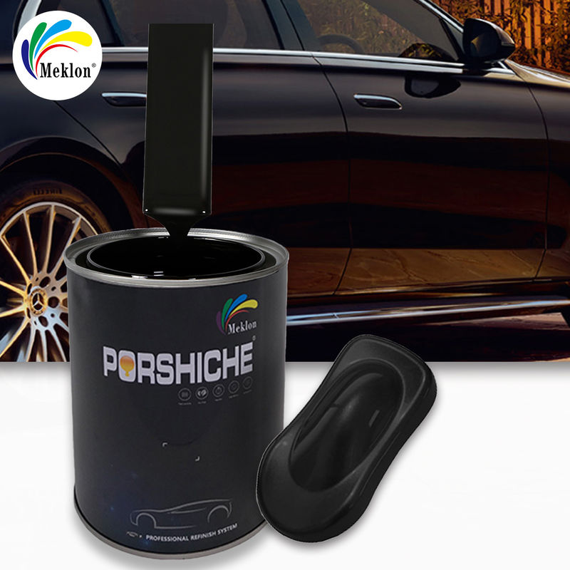 Warna Cerah Cat Refinish Mobil Kandungan Padat Tinggi 1K Basecoat Warna Auto Paint