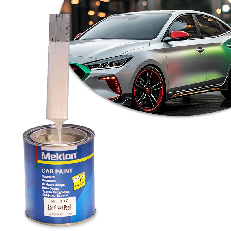 Automotive 1K Merah Hijau Mutiara Tinggi Padat High Gloss Akrilik Cat Mobil Hot Sale Harga Pabrik