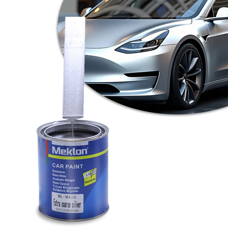 1K Extra Grosir Perak Cat Mobil Tinggi Padat Auto Refinish High Gloss Clear Coat untuk Cat Kapal Polyester Epoxy