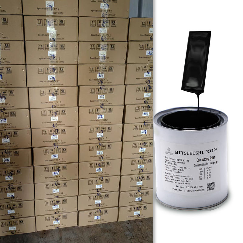 Cat Warna Mobil Obsidian Tengah Malam Warna Kustom MK105 OEM Ultra Hitam