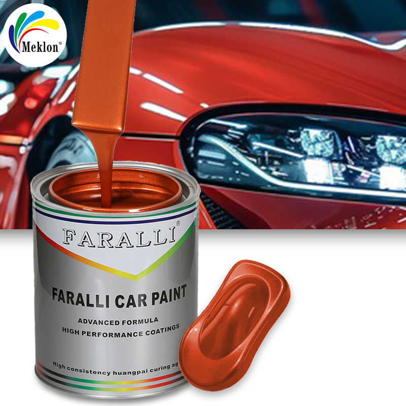 Produsen Penjualan Langsung Cat Perbaikan Mobil Oranye Merah Berkualitas Tinggi Dan Murah