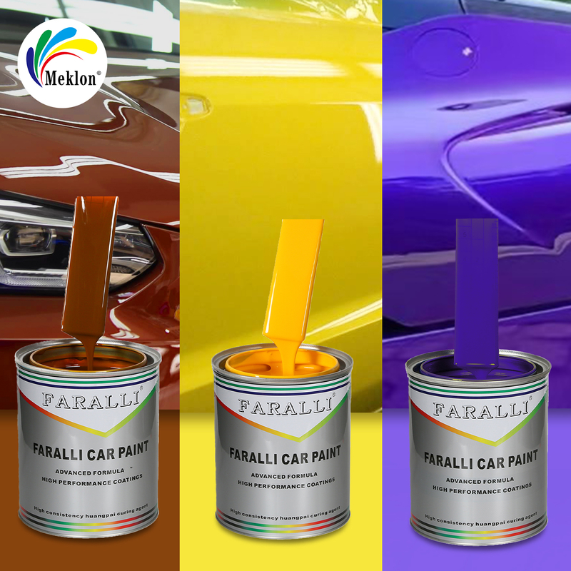 1K Crystal Yellow Pearl Auto Paint: Warna Cerah & Tahan Cuaca untuk Karoseri Mobil