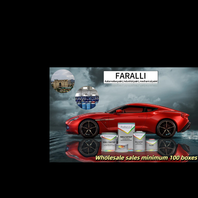 Anti-korosi dan jamur tahan Mobil Base Coat Clear Coat Paint Multiscene