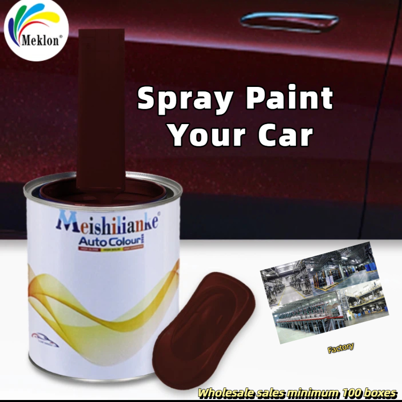 1K Cat Perbaikan Mobil Merah Cat Mobil Otomatis Warna Spektrophotometer Campuran Mesin Tinting 2K Topcoat Refinishing