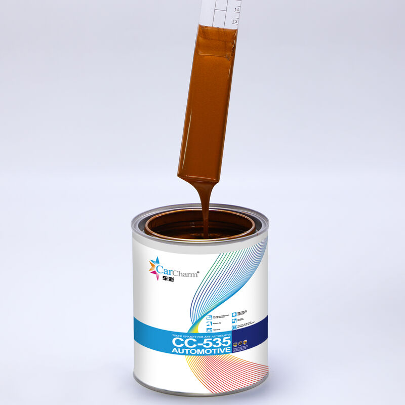 Cat Akrilik 1K Merah Oranye Perak Cepat Kering untuk Pelapis Ulang Otomotif & Cat Penggunaan Industri Perbaikan & Renovasi Mobil