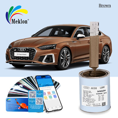 Meklon Auto Coat Audi LZ8W Model Brown Siap Campuran Cat Mobil