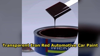 Lapisan Refinish Mobil Otomotif Merah Besi Transparan & Cat Reparasi Mobil