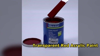 Cat Mobil Transparan Merah High Gloss